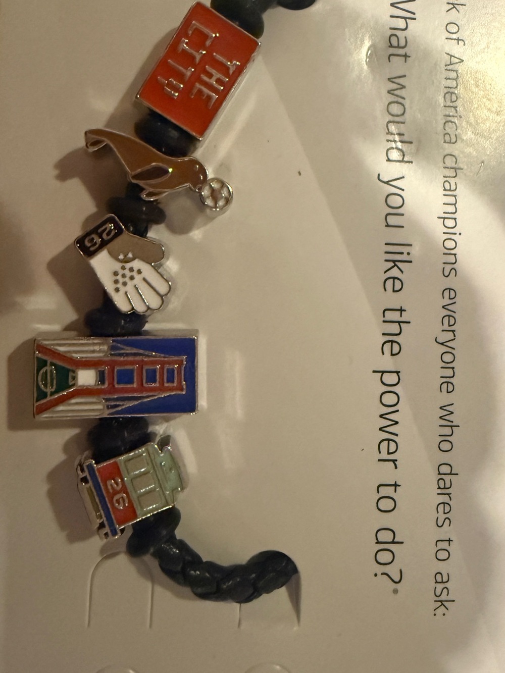 Travel & Sports Charm Bracelet with Multicolor Enamel Icons